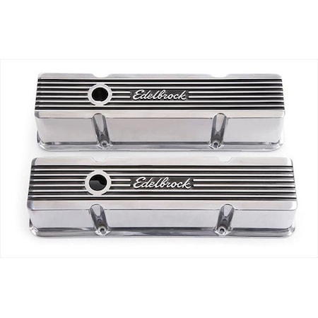 Edelbrock EDELBROCK 4263 Valve Cover - Polished - Tall E11-4263